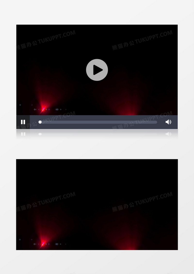 红色灯光舞台粒子动态粒子视频