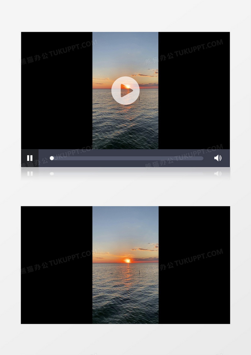 高清实拍波澜的海面实拍竖版视频素材
