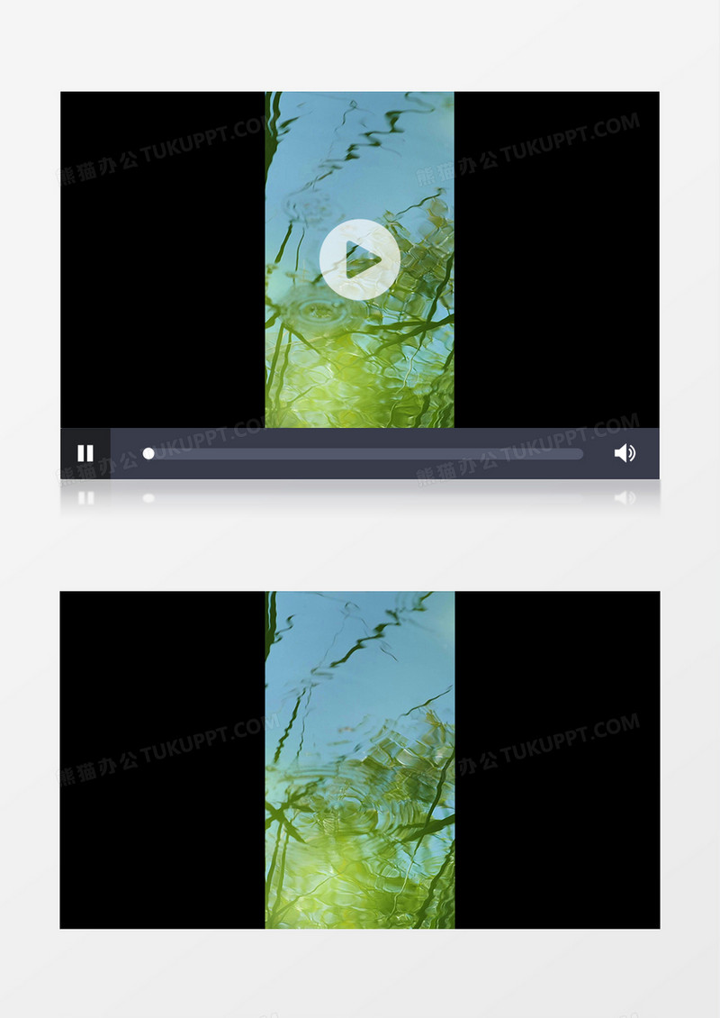 高清实拍波光粼粼的水面实拍竖版视频素材
