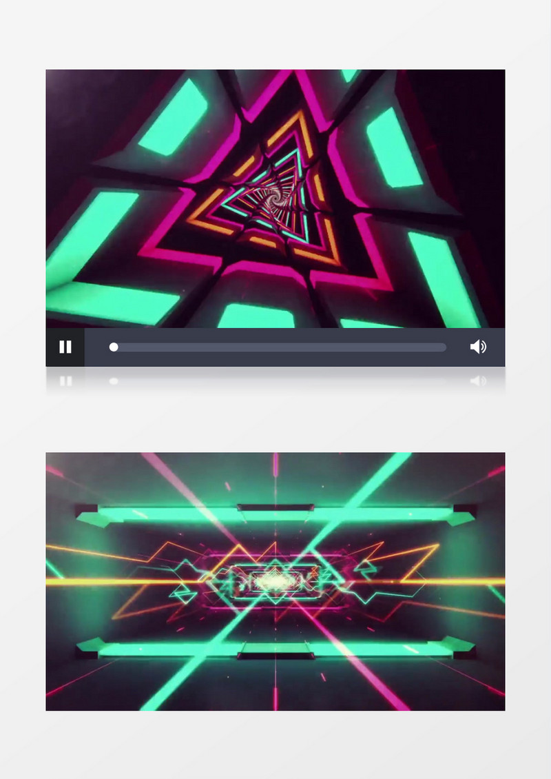 多彩变幻动感灯光背景视频有音乐