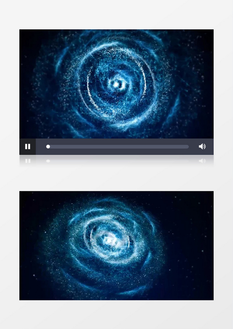 螺旋星空星云有音乐背景视频素材