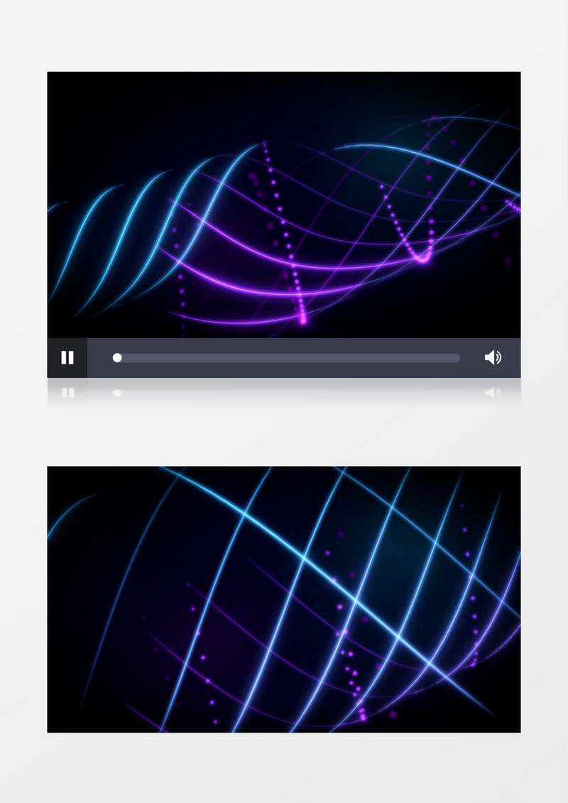 动态流动光线汇聚VJ背景视频(有音乐)
