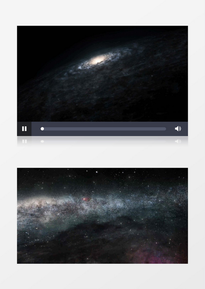 动态4K震撼银河星际粒子背景视频（有音乐）