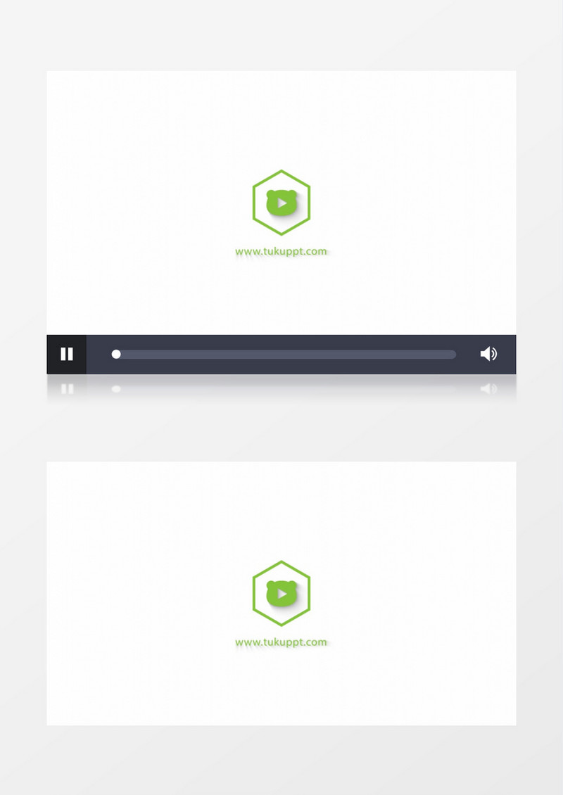 绿色扁平化简洁Logo动画AE视频模板