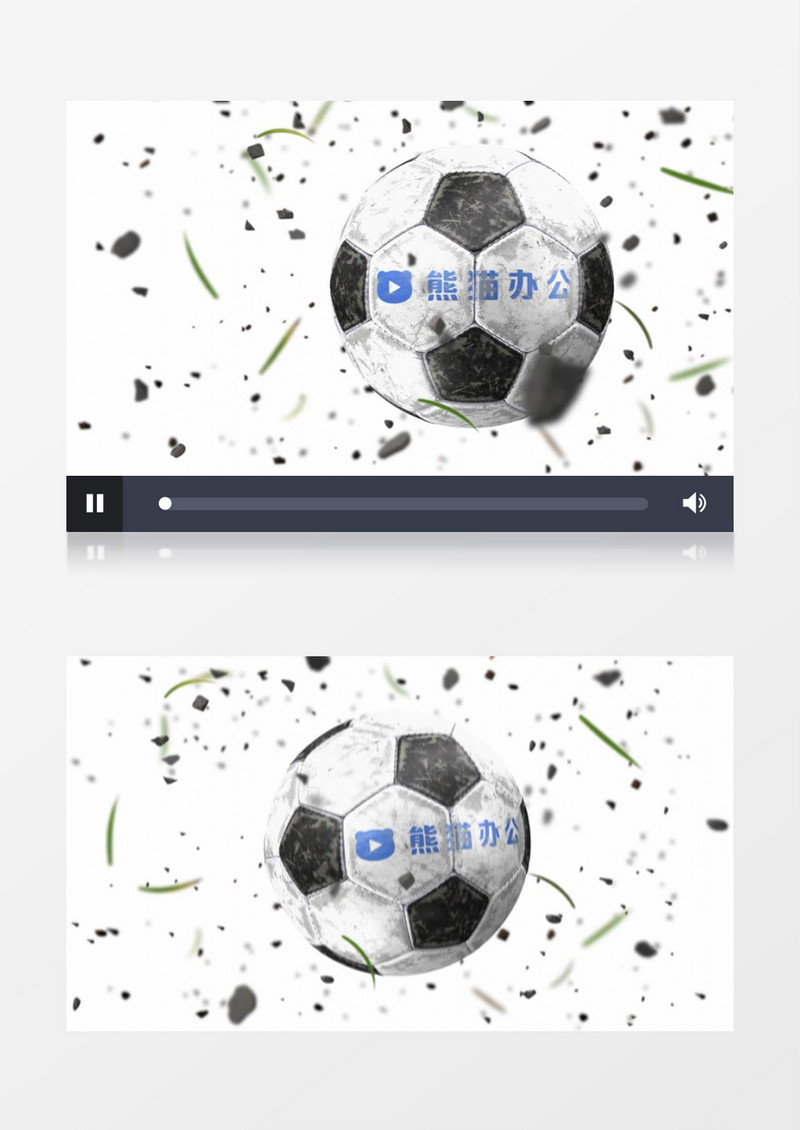  创意体育足球包装Logo动画AE视频模板