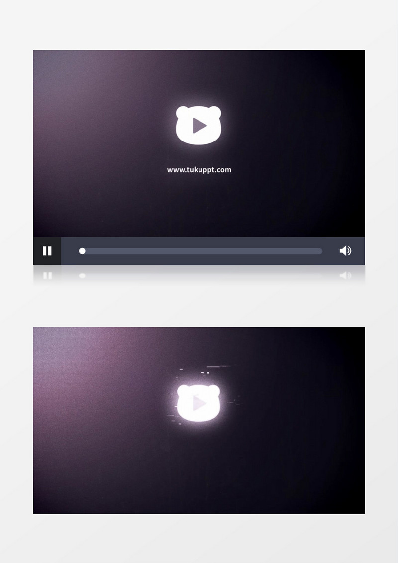 多彩故障效果标志logo展示AE视频模板