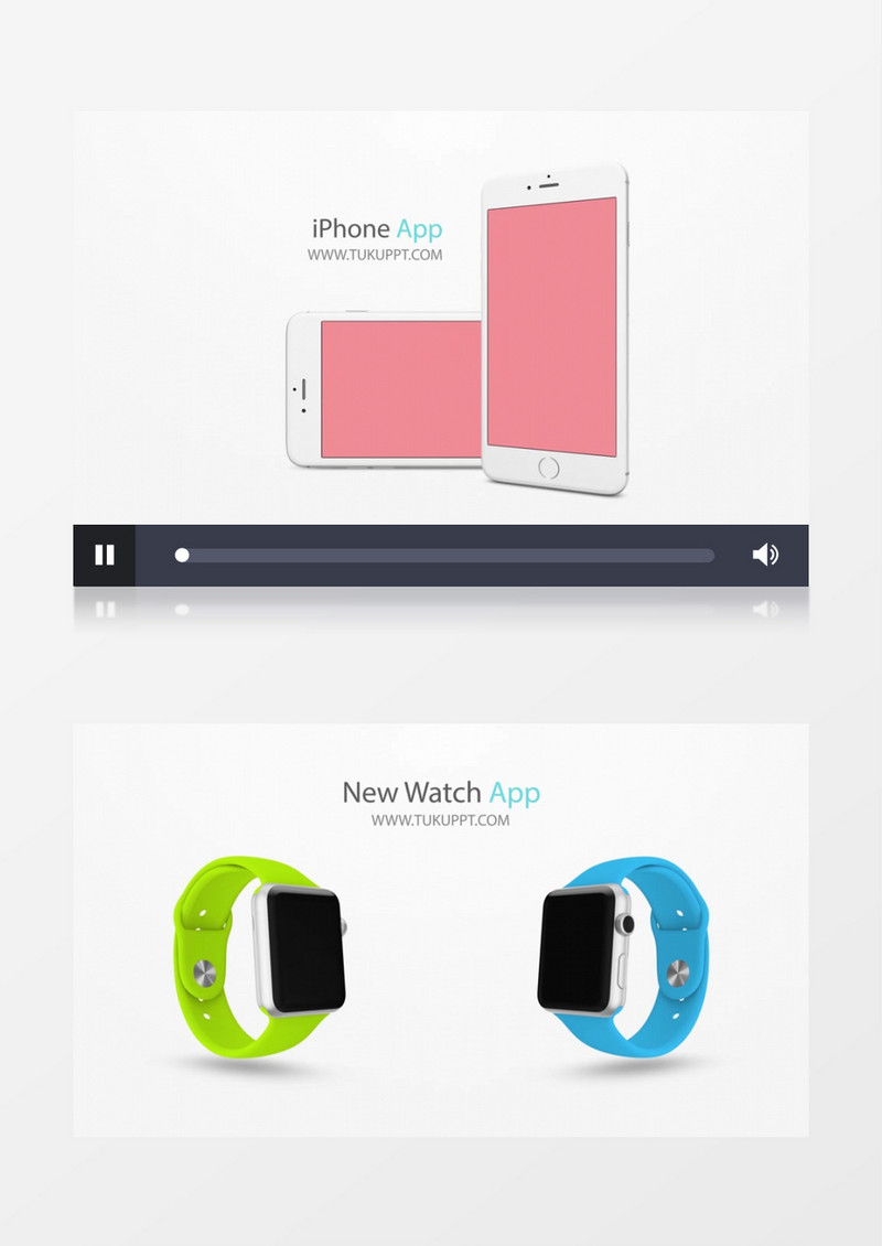  iPhone智能手机手表展示动画AE模板