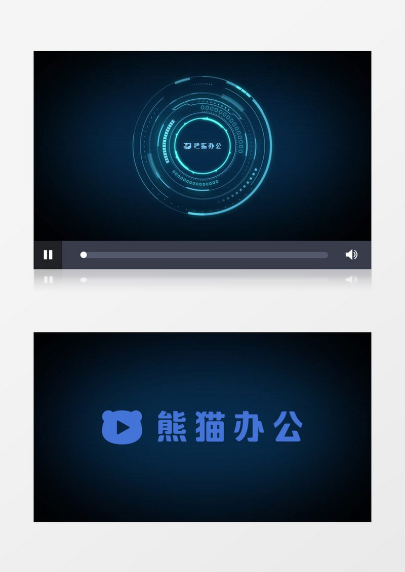 炫酷科技企业logo展示ae视频模板