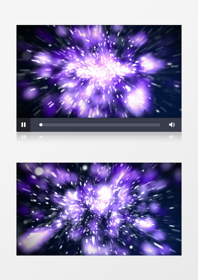 紫色粒子爆炸特效片头AE模板