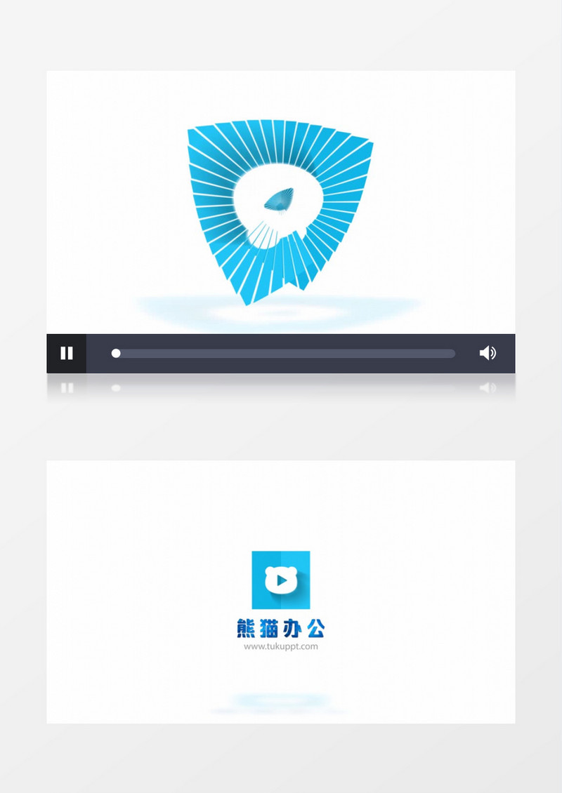 商务标志logo动画演绎ae模板