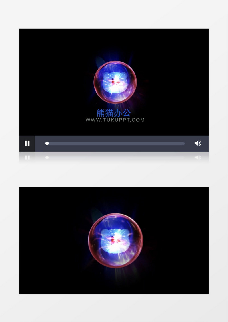 光效科技感logo展示ae视频模板