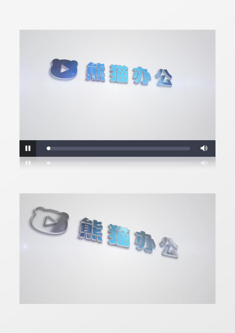 简洁快速光效标志logo展示视频AE模板