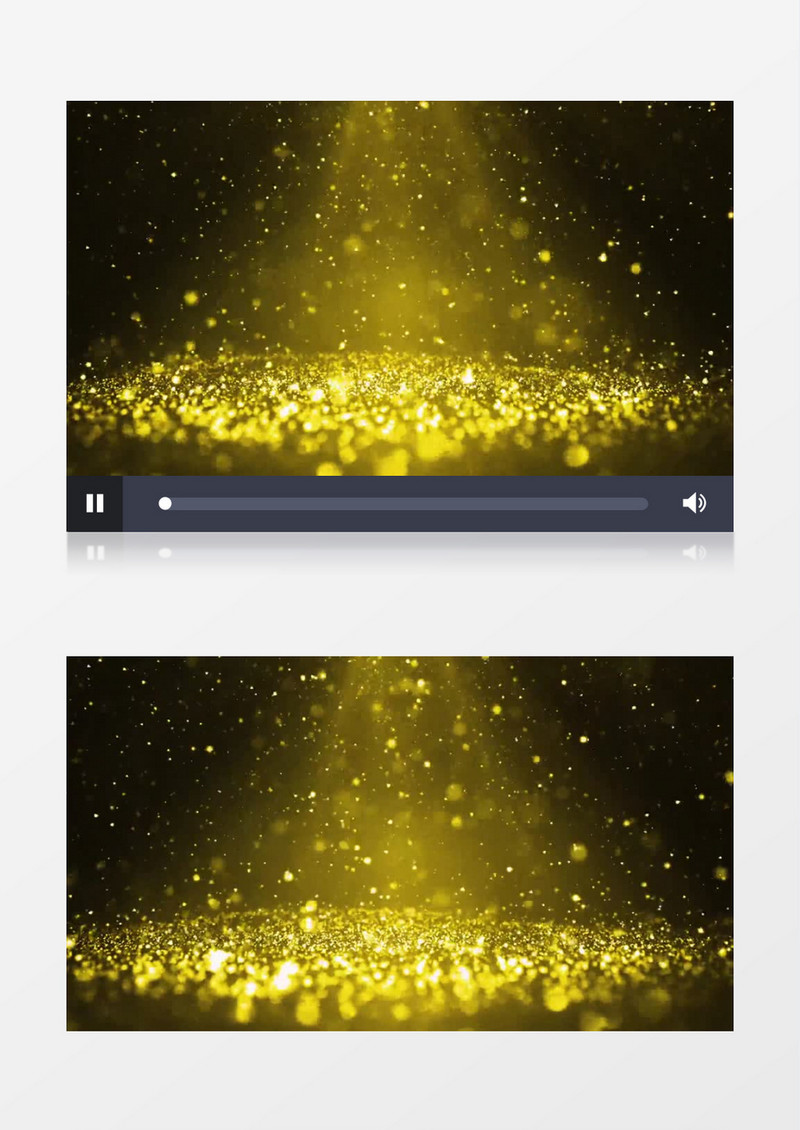 金色舞台粒子动态光效视频素材