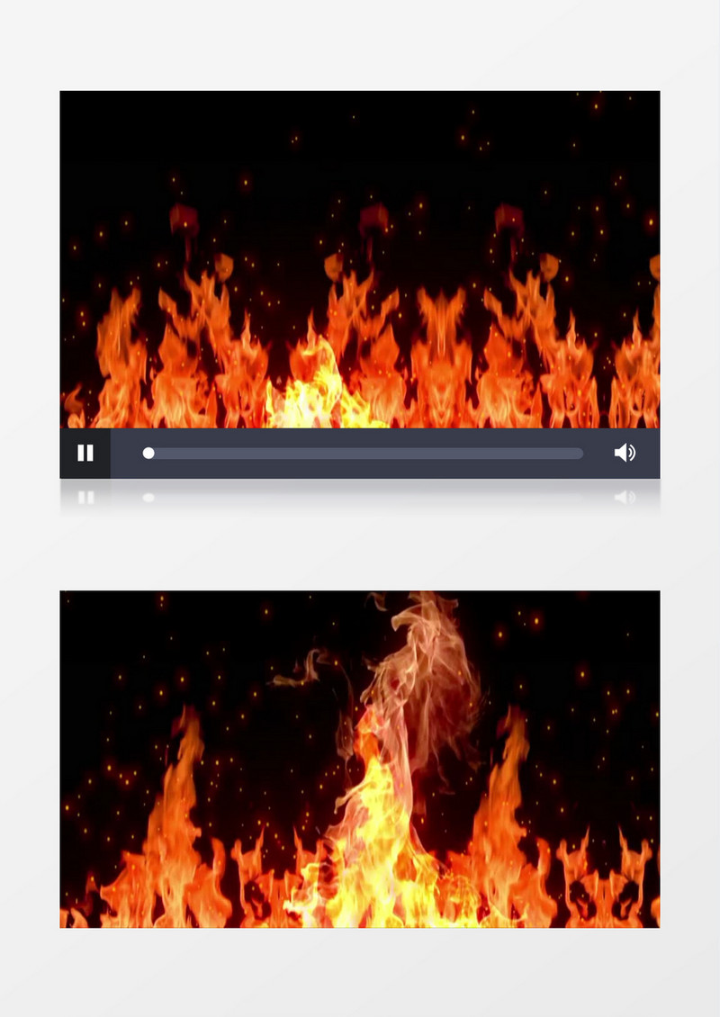 火焰粒子动态光效视频素材透明通道