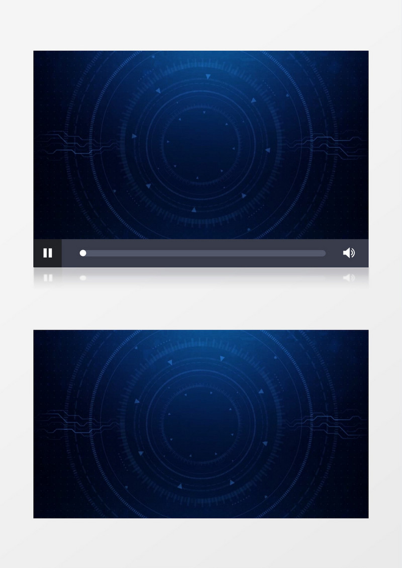 蓝色科技粒子动态元素视频素材