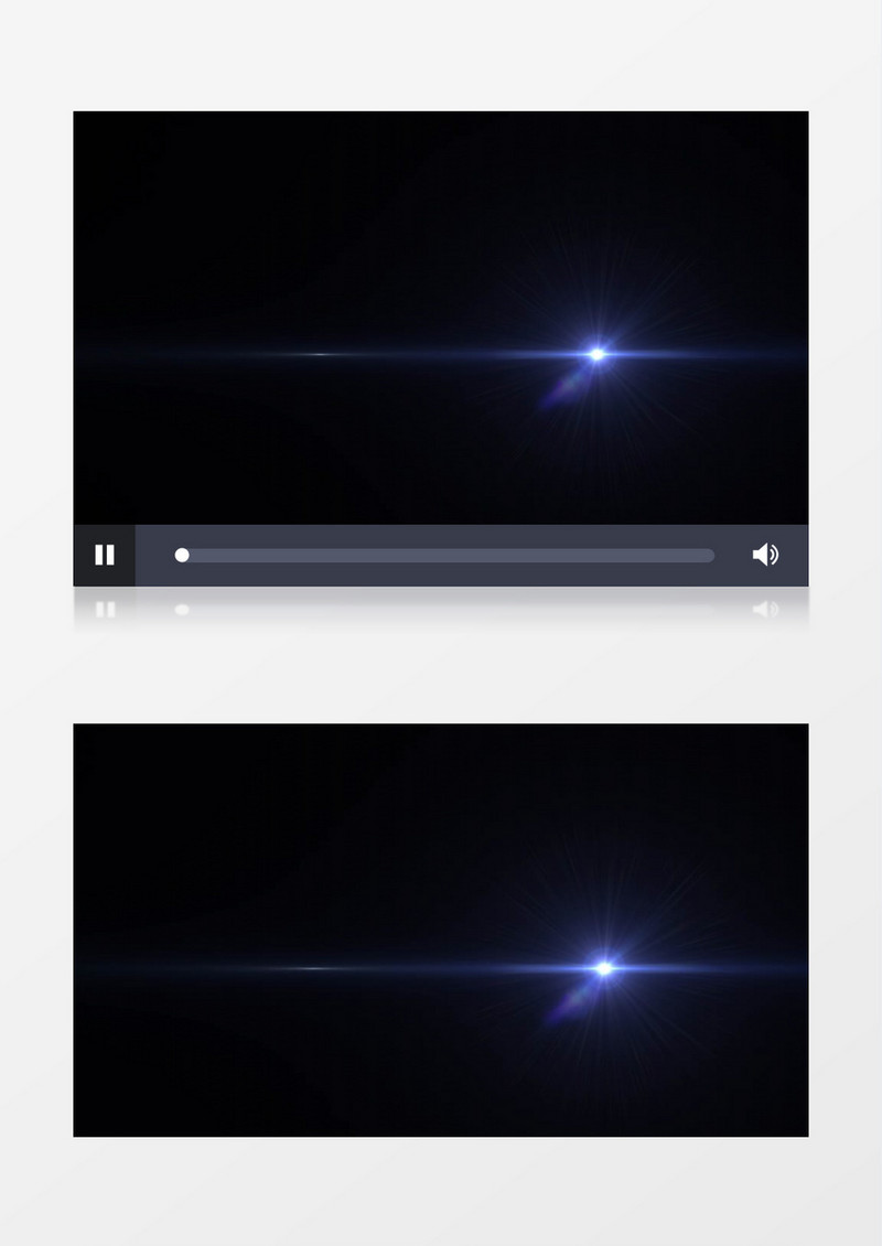 蓝色星光粒子动态光效视频素材