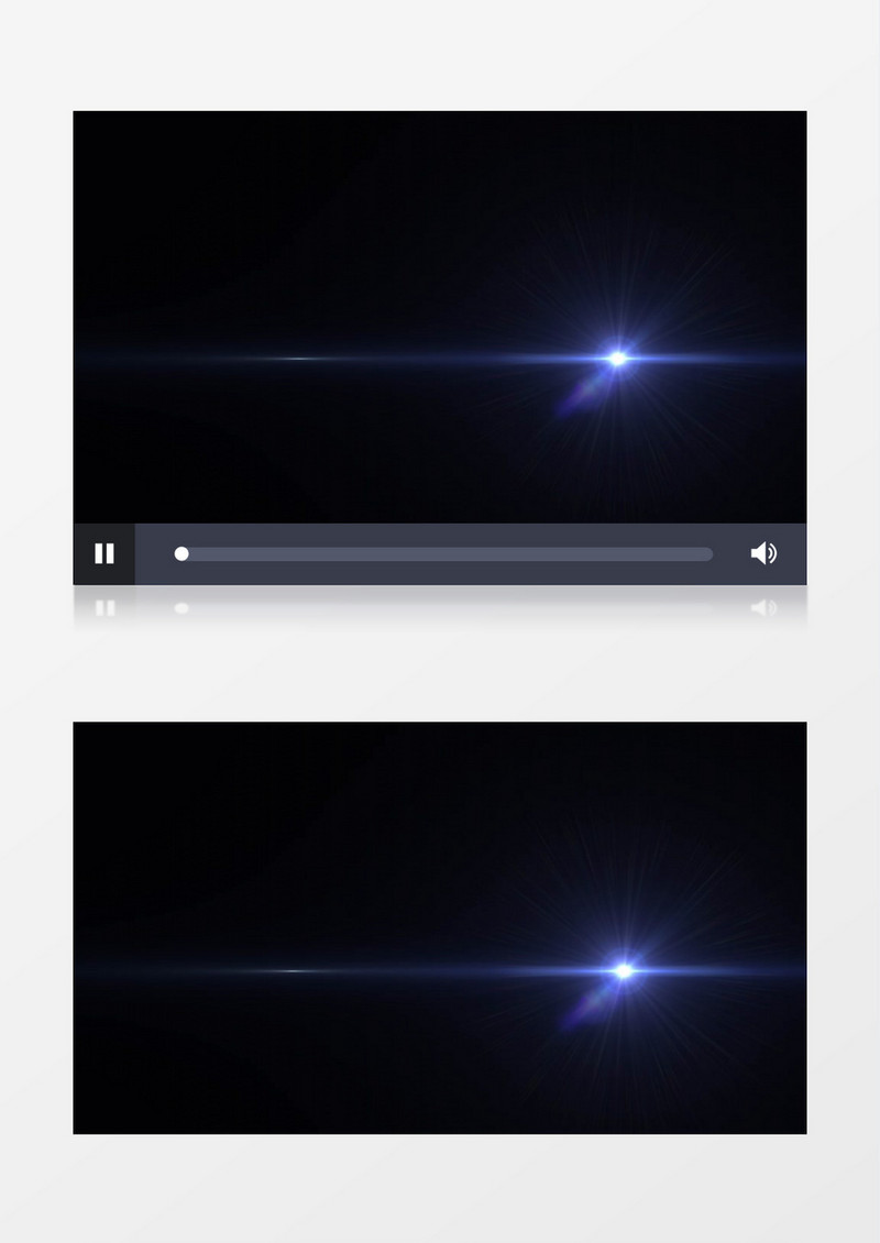 蓝色质感动态光效视频素材