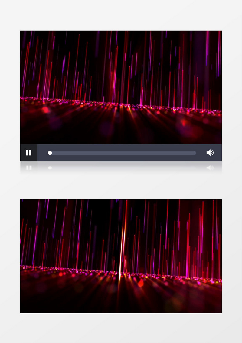 红色大气唯美粒子动态光效视频素材