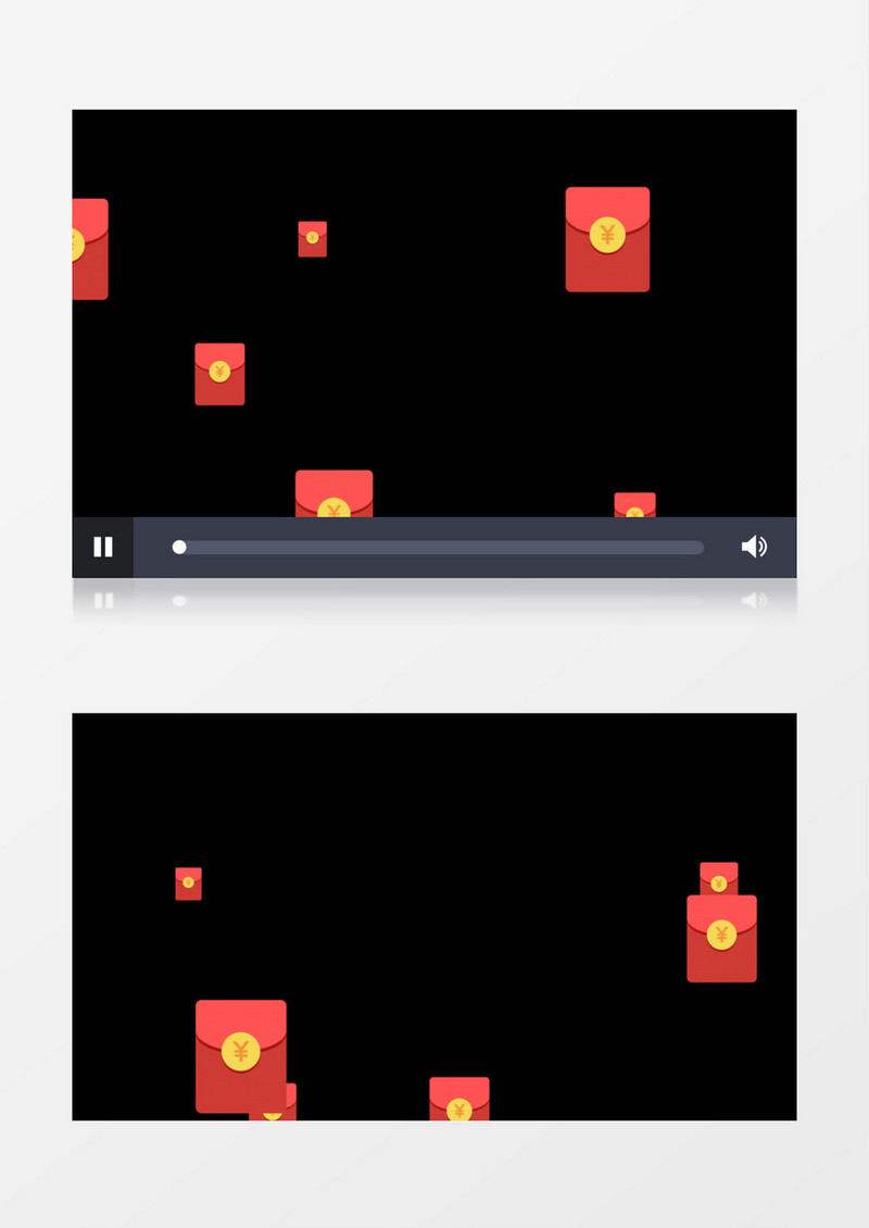 红包动态元素视频素材含透明通道