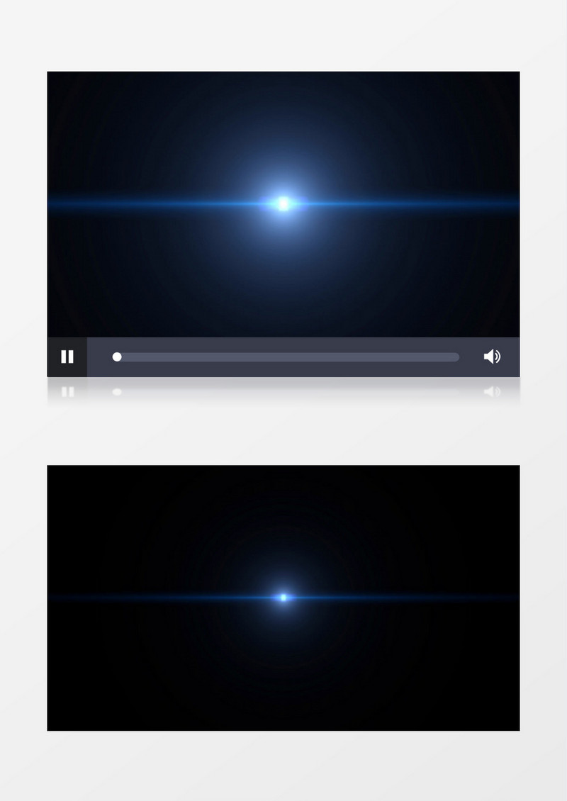 蓝色灯光科技动态粒子视频