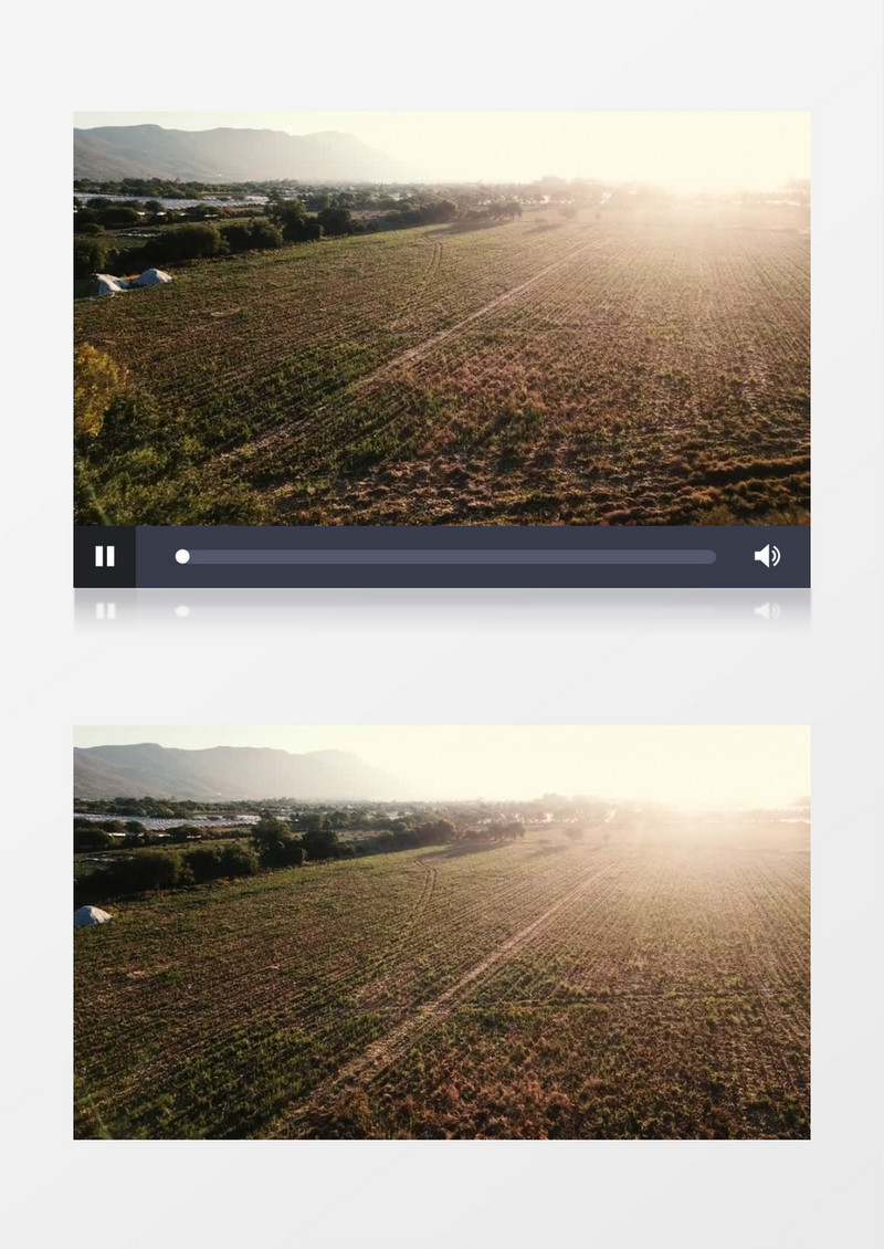 大气农业天际线航拍展示实拍视频