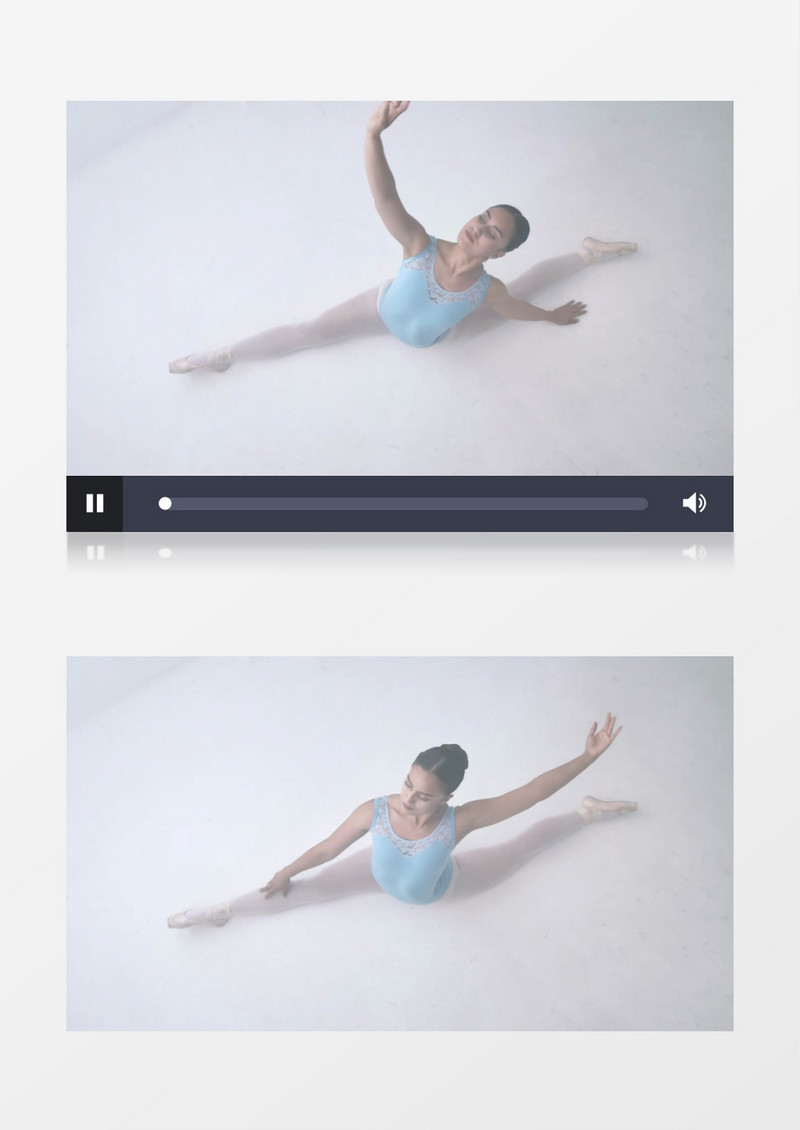 在练习的芭蕾舞女孩实拍视频素材