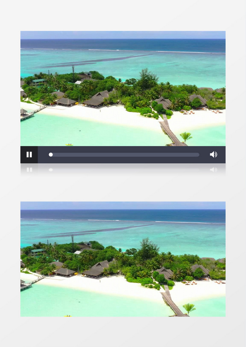 旅游海岛自然风光实拍视频