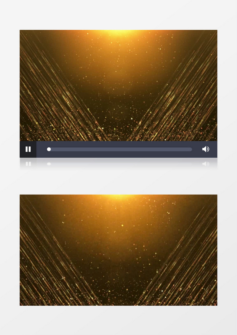 金色震撼粒子线条年会颁奖背景视频