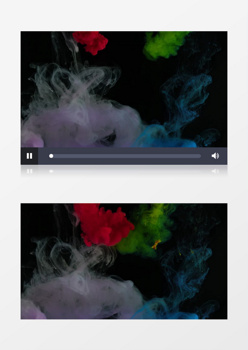 彩色烟雾舞台背景视频