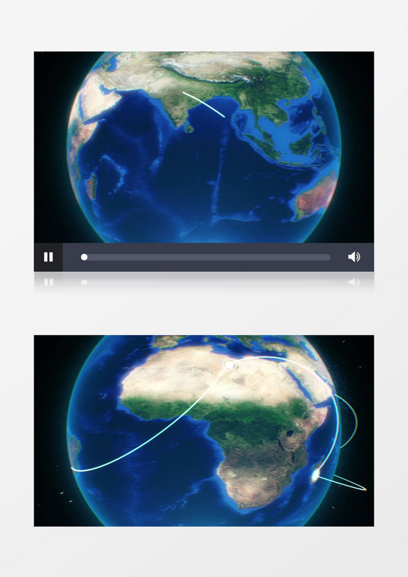 科技地球卫星定位背景视频