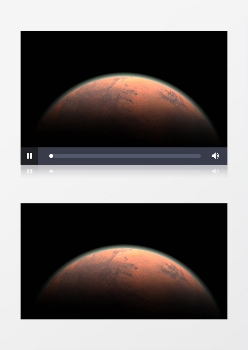 卫星拍摄星球自转背景视频