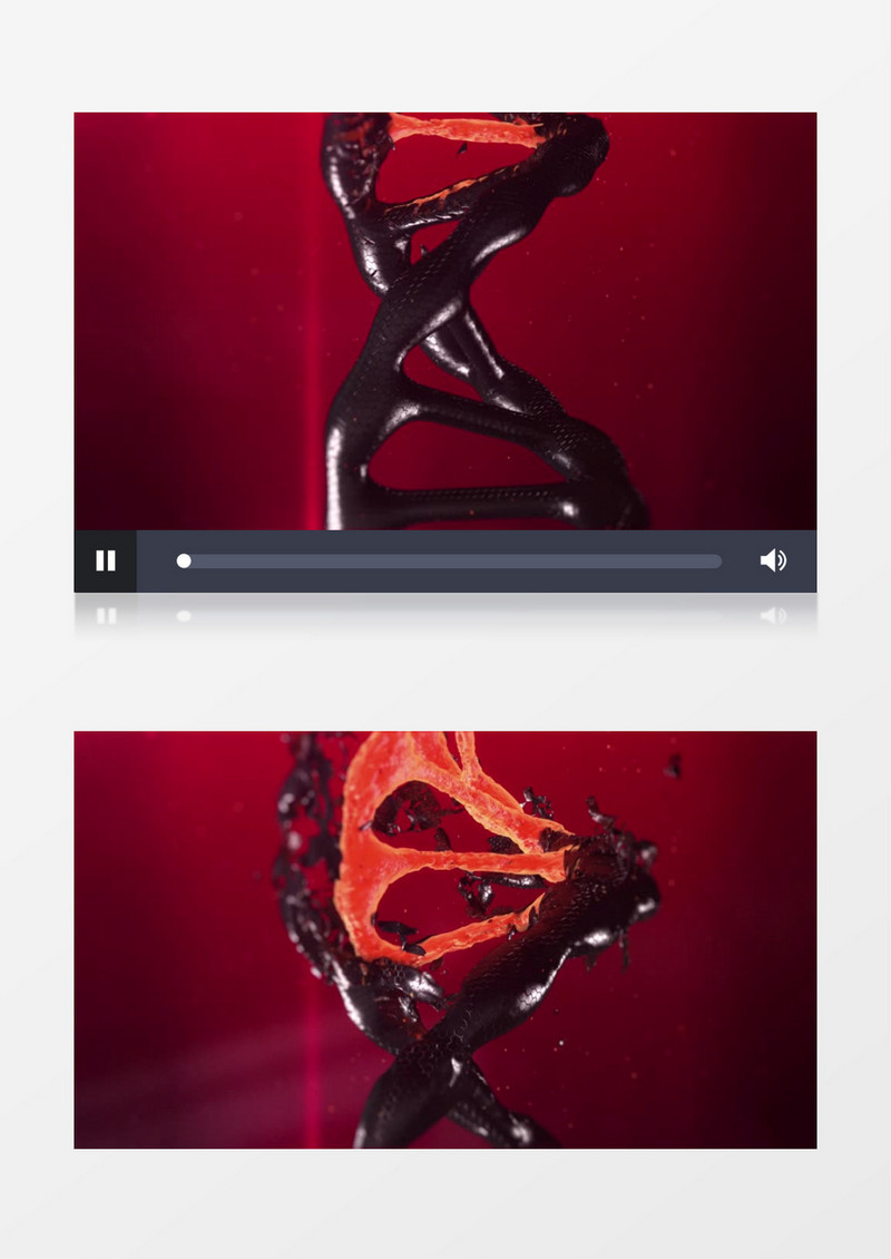 炫酷螺旋基因DNA背景视频