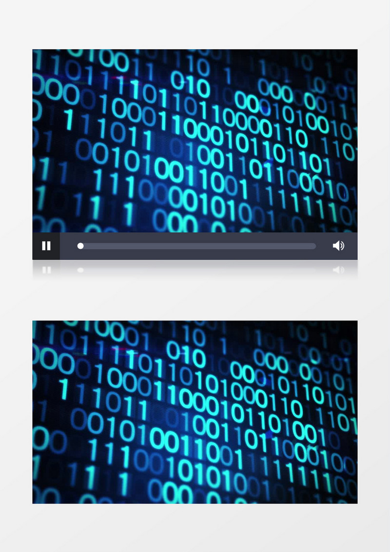 蓝色科技互联网密码背景视频