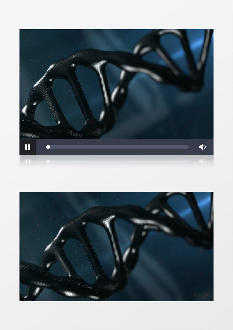 科技炫酷实拍螺旋DNA背景视频