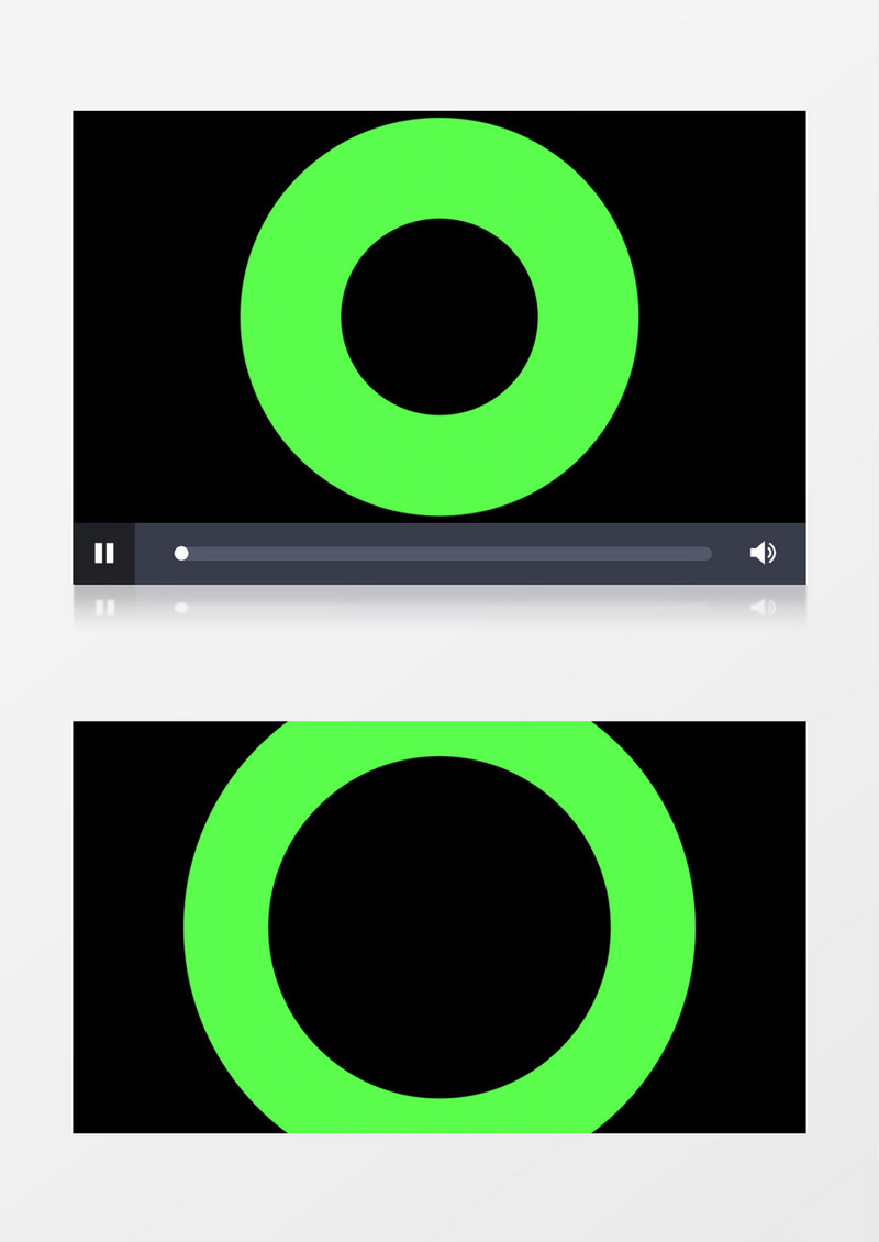 圆形动画元素转场视频透明通道