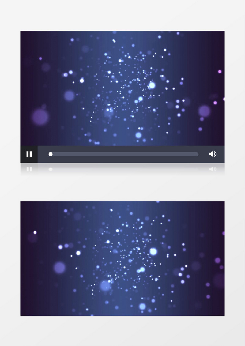 缓慢旋转出的白色光斑粒子背景视频素材