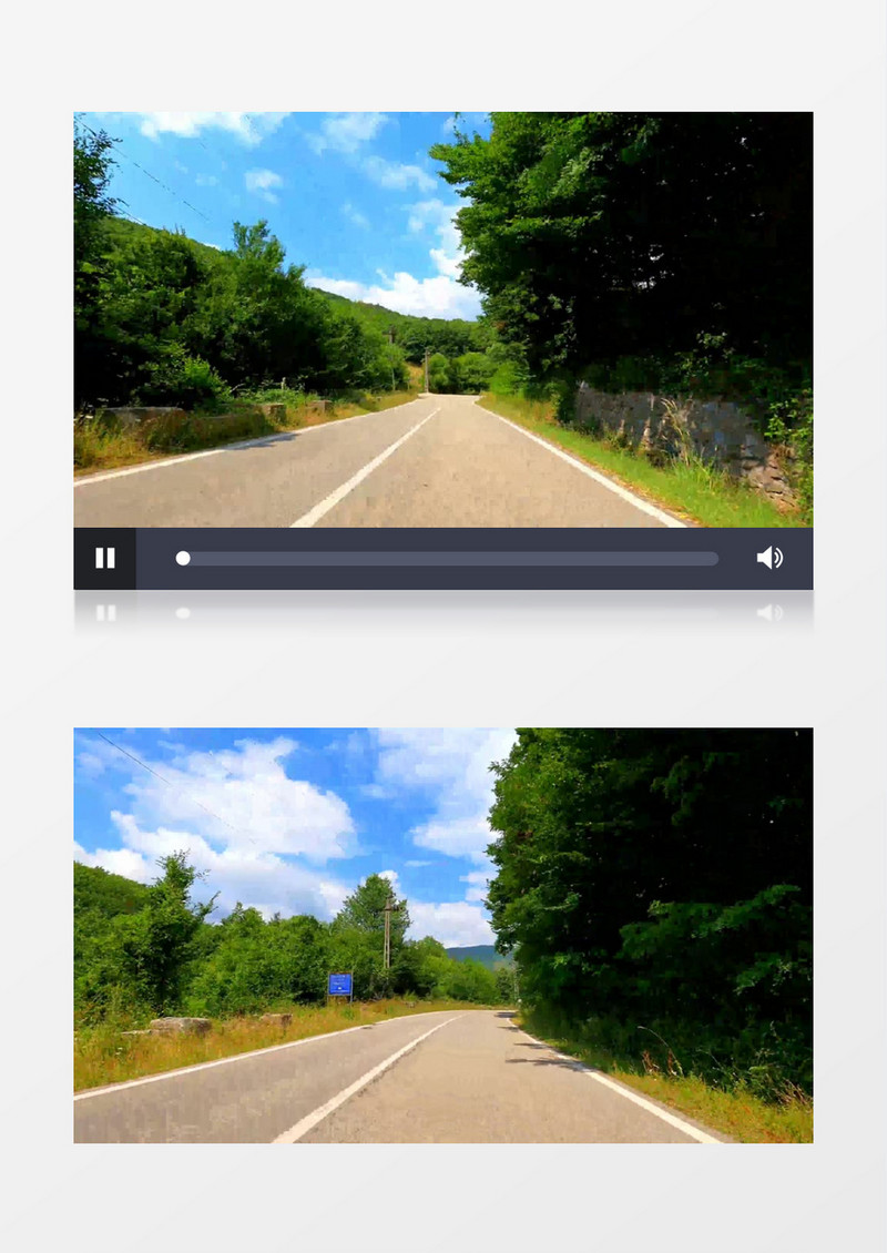 延时拍摄车辆在道路上的行驶轨迹实拍视频素材