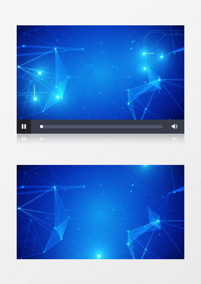 蓝色科技线条企业宣传背景视频
