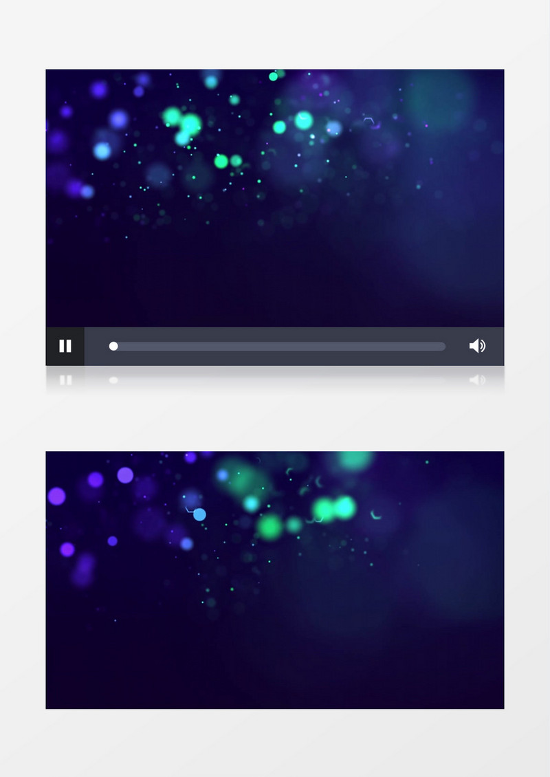 唯美创意彩色斑点粒子背景视频素材有音乐