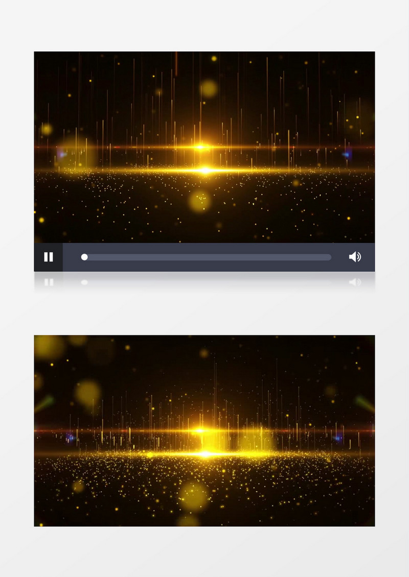金色粒子梦幻动态光效背景视频
