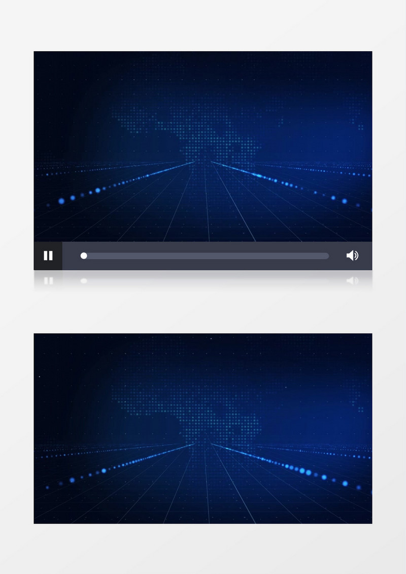 蓝色创意前进科技背景视频素材有音乐