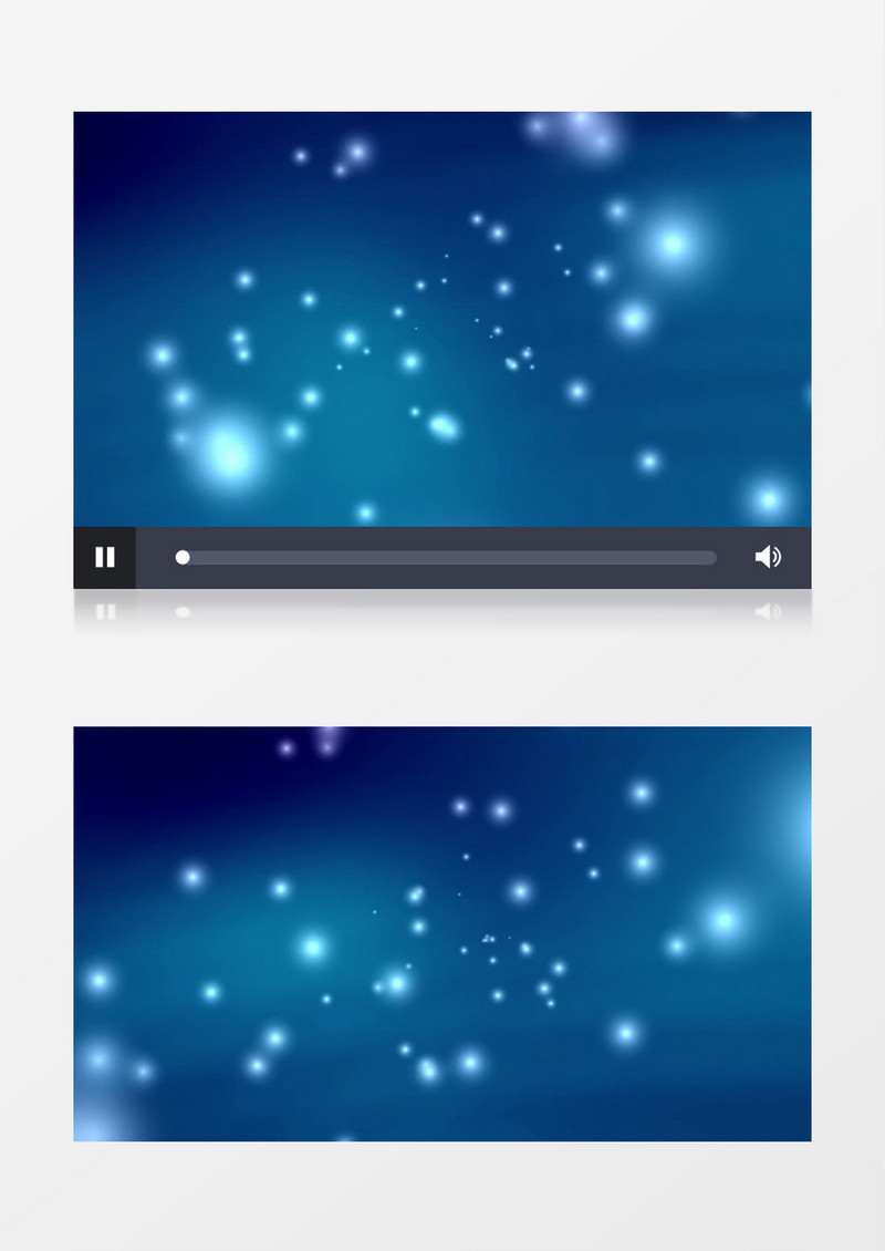蓝色梦幻粒子背景视频素材