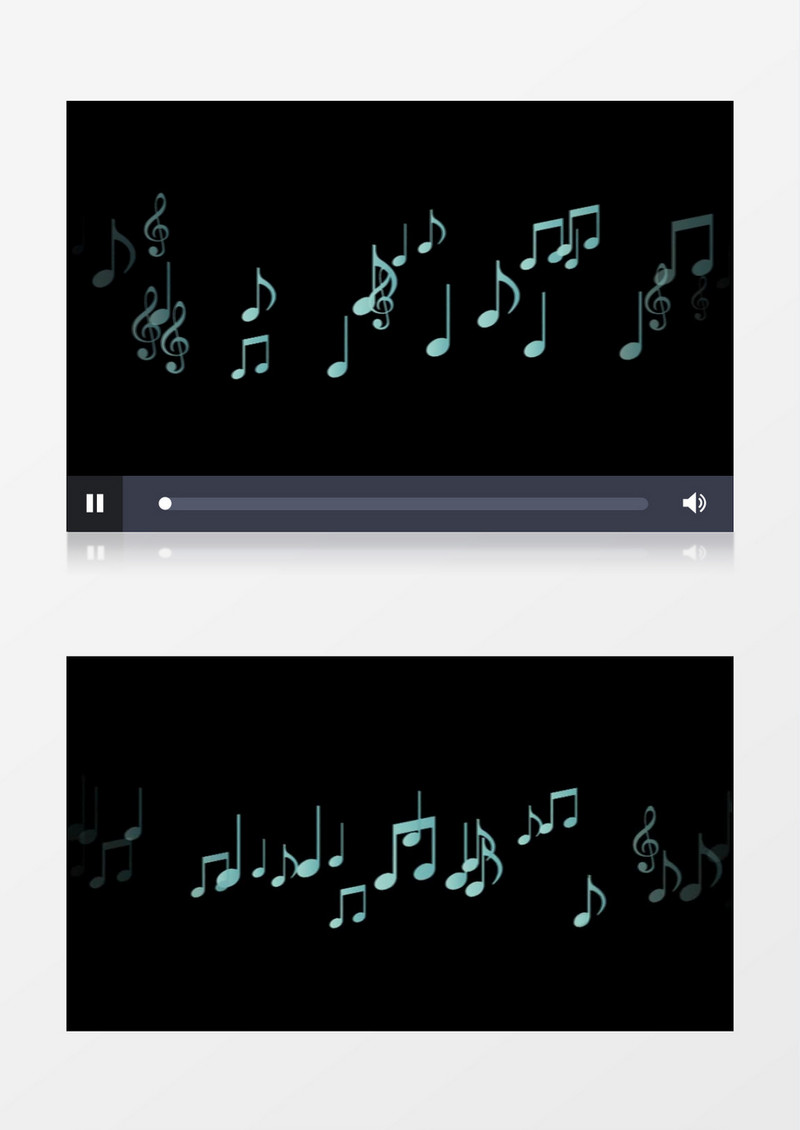 循环音乐音符元素动态动画后期素材