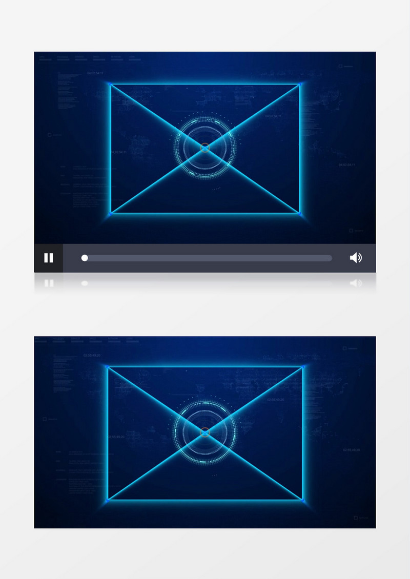 科技蓝色商务板块架构分类宣传展示视频背景