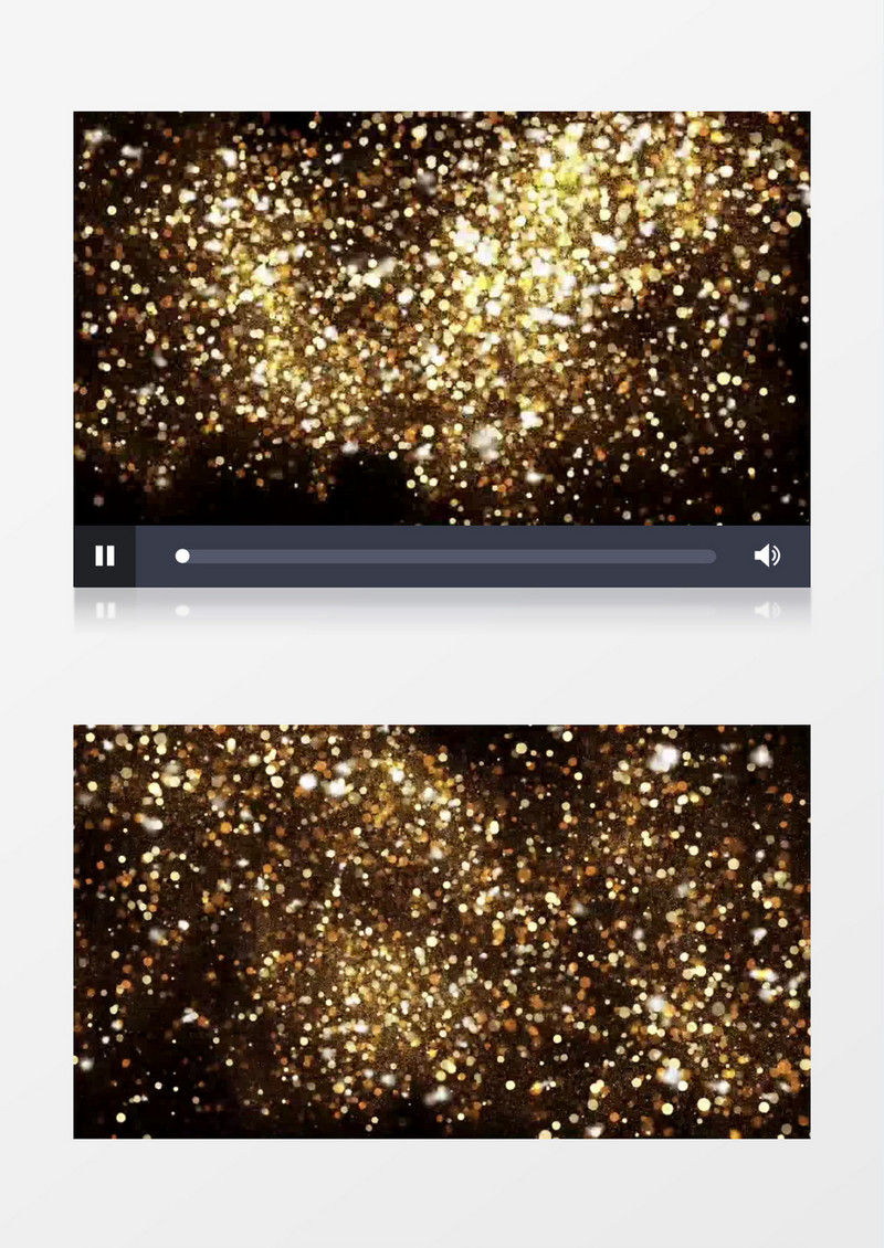 金色粒子闪烁背景视频