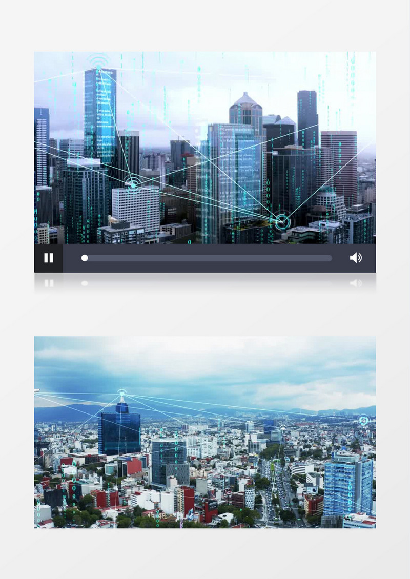 科技互联网互联智慧城市背景视频