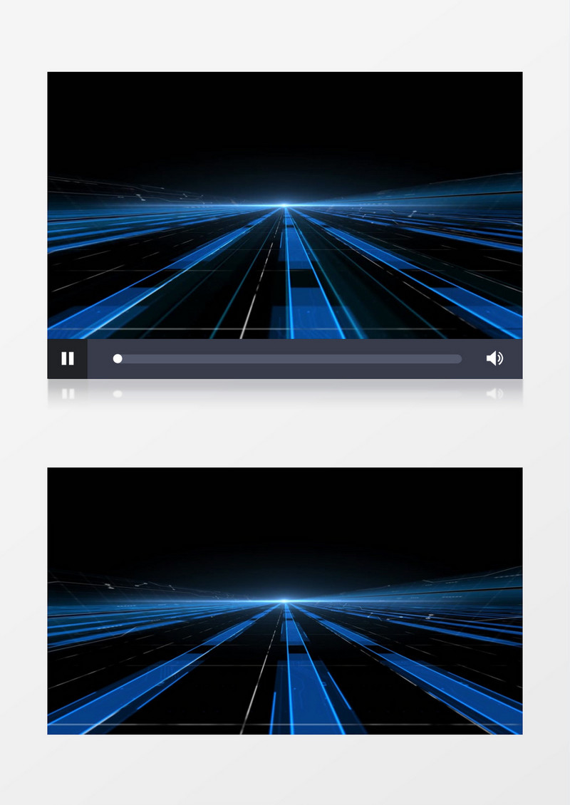 蓝色科技三维感背景视频