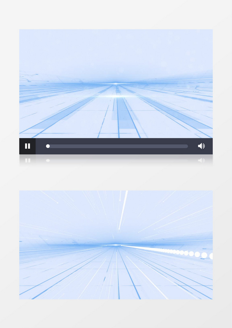 蓝色科技三维感背景视频素材
