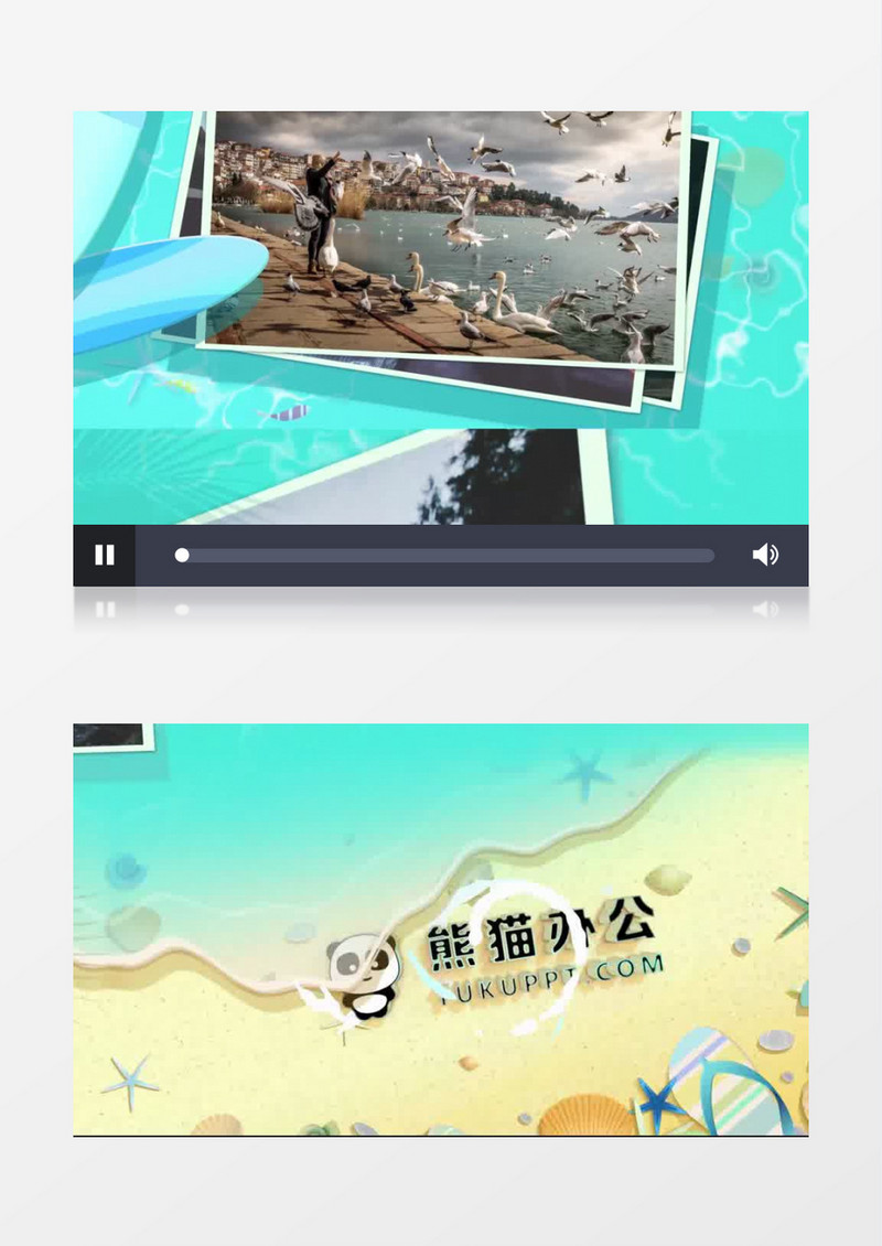 清新夏日时尚感照片视频展示AE模板 folder