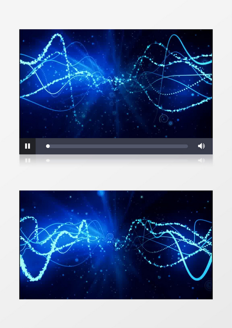 动画动态蓝色光线数据链背景视频素材